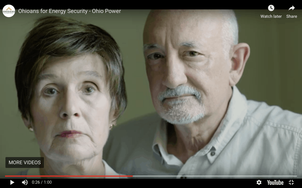 Image from 2019 Ohioans for a Secure Energy Future ad